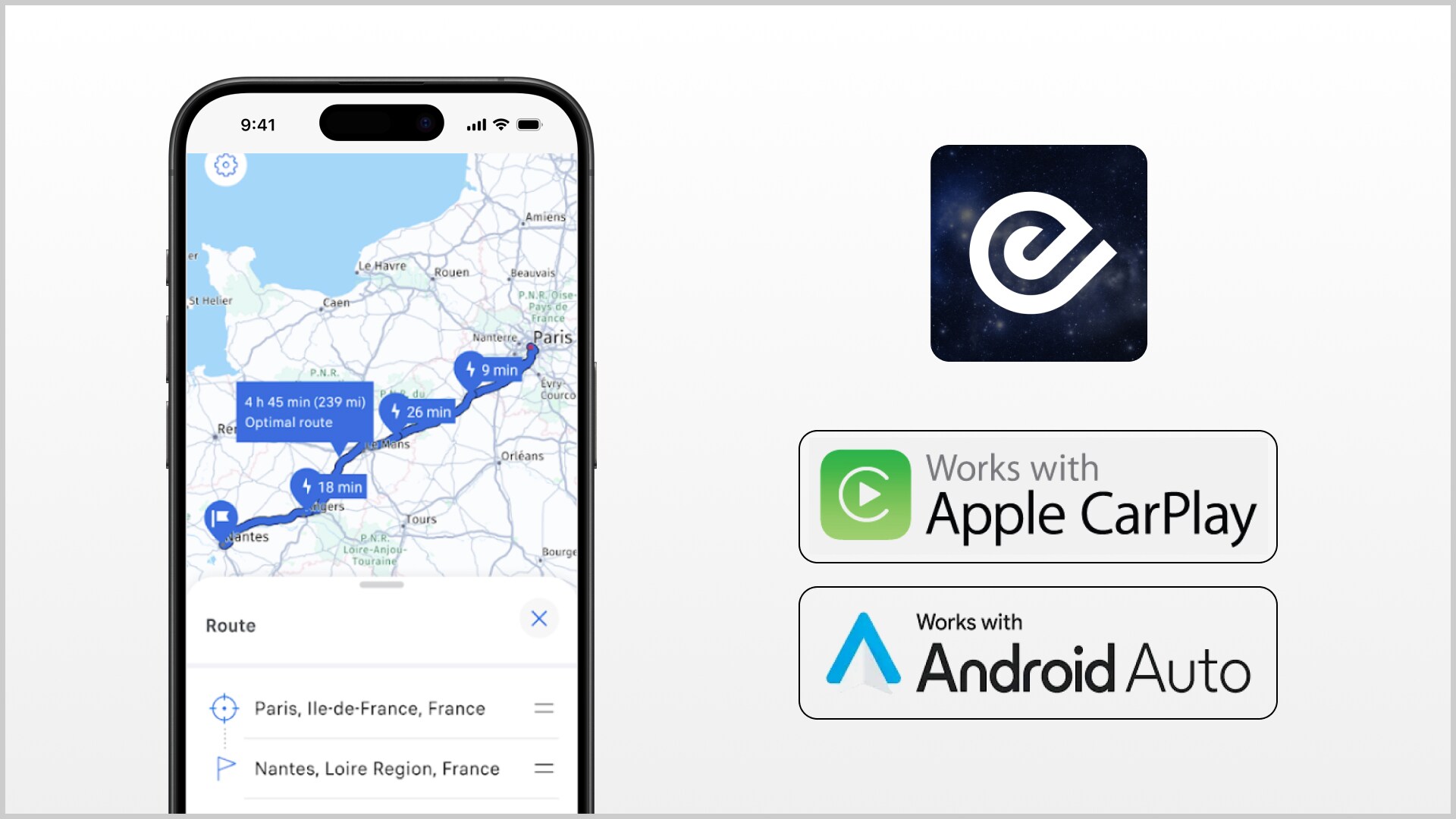 e-ROUTES app