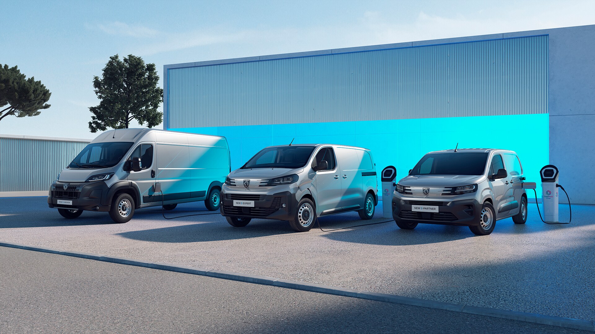 PEUGEOT van electric range